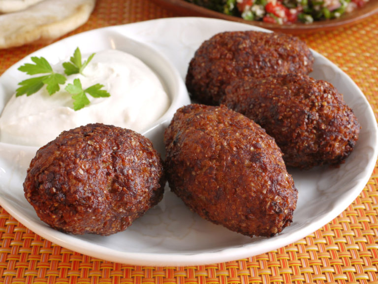 Lebanese 7Spice Kibbeh Breaking Matzo