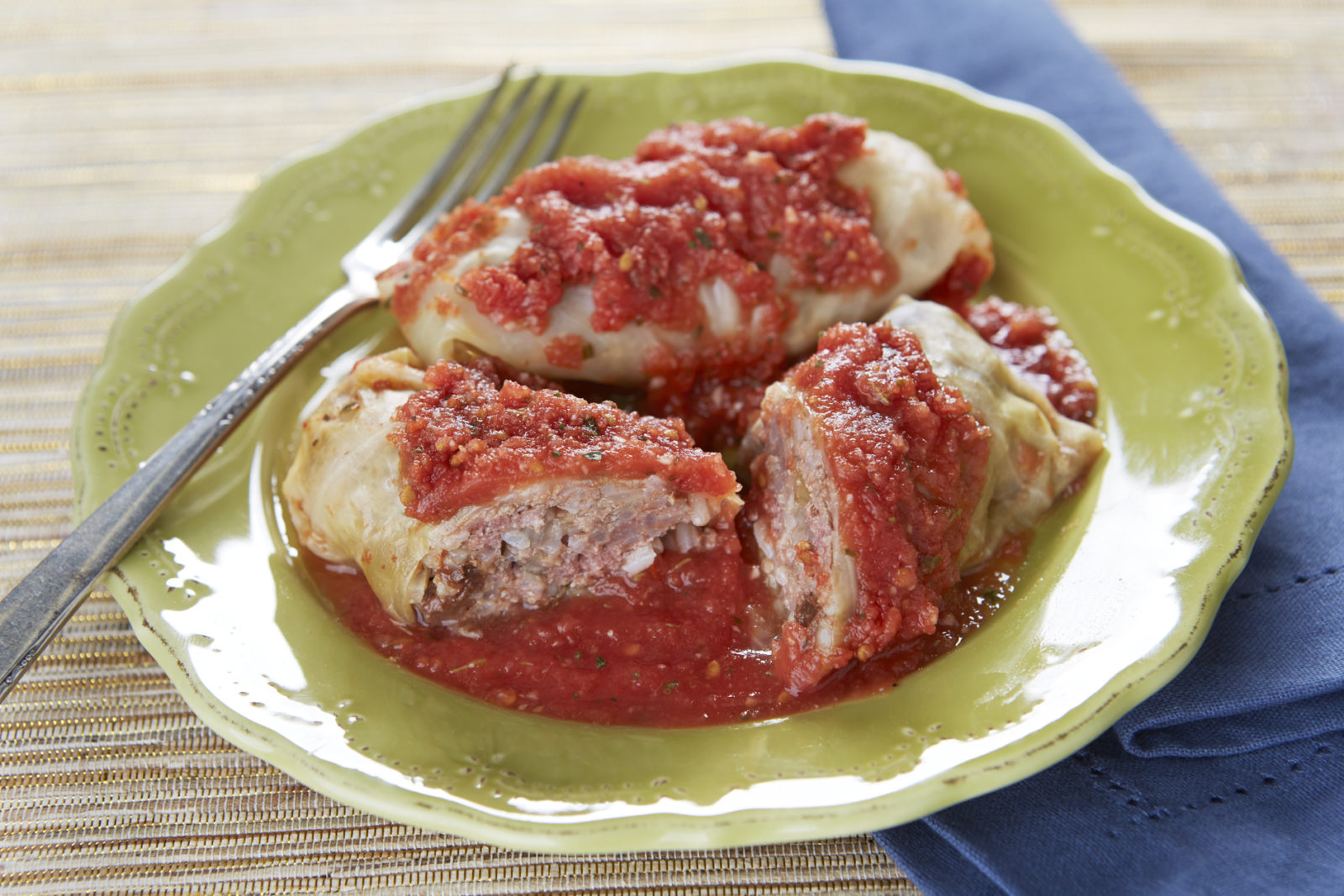 Bubbie's Stuffed Cabbage Breaking Matzo