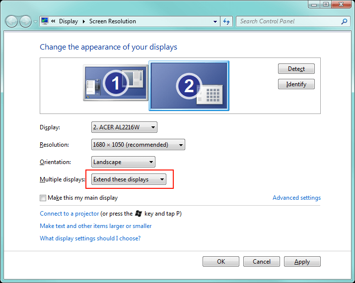Display Management in Windows Video Mill Knowledge Base