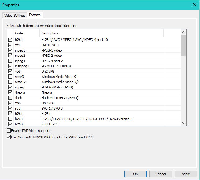 DirectShow/LAV Filters Video Mill Knowledge Base