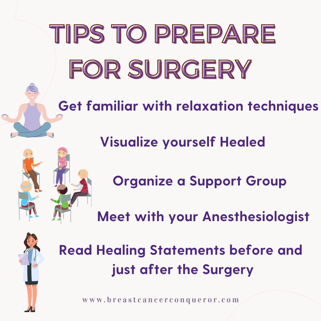 How to Prepare For Surgery Breast Cancer Conqueror