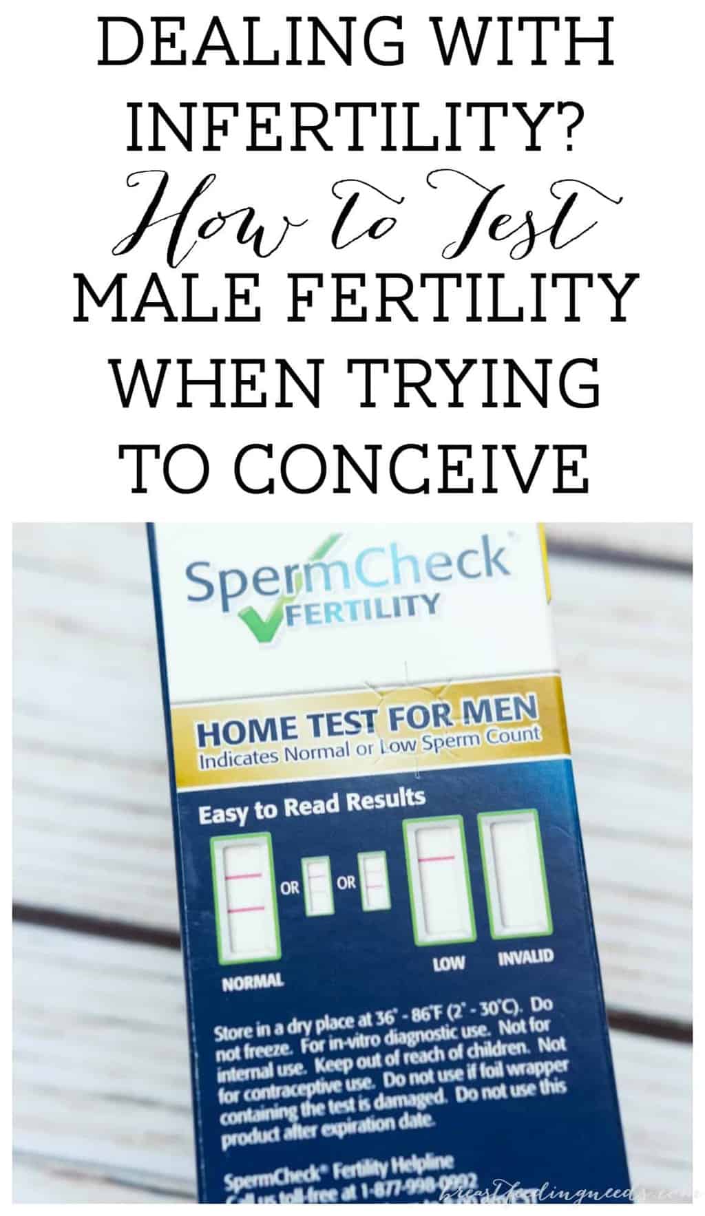 Dealing With Infertility? How to Test Male Fertility When Trying to Conceive Breastfeeding Needs
