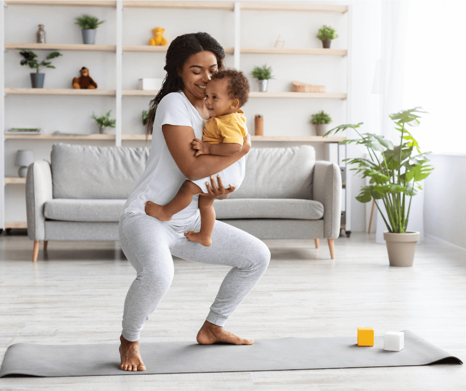 Safe Exercise Postpartum, Heal Abdominal Gap after Baby