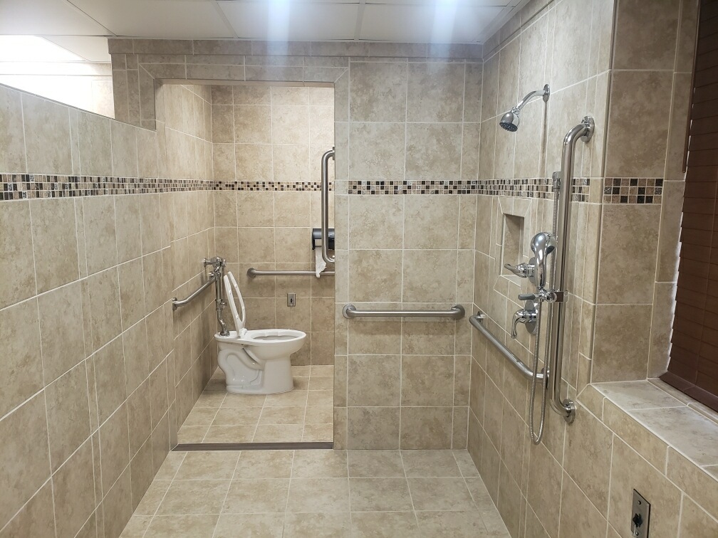Stephens Memorial Hospital creates new shower room to help prevent