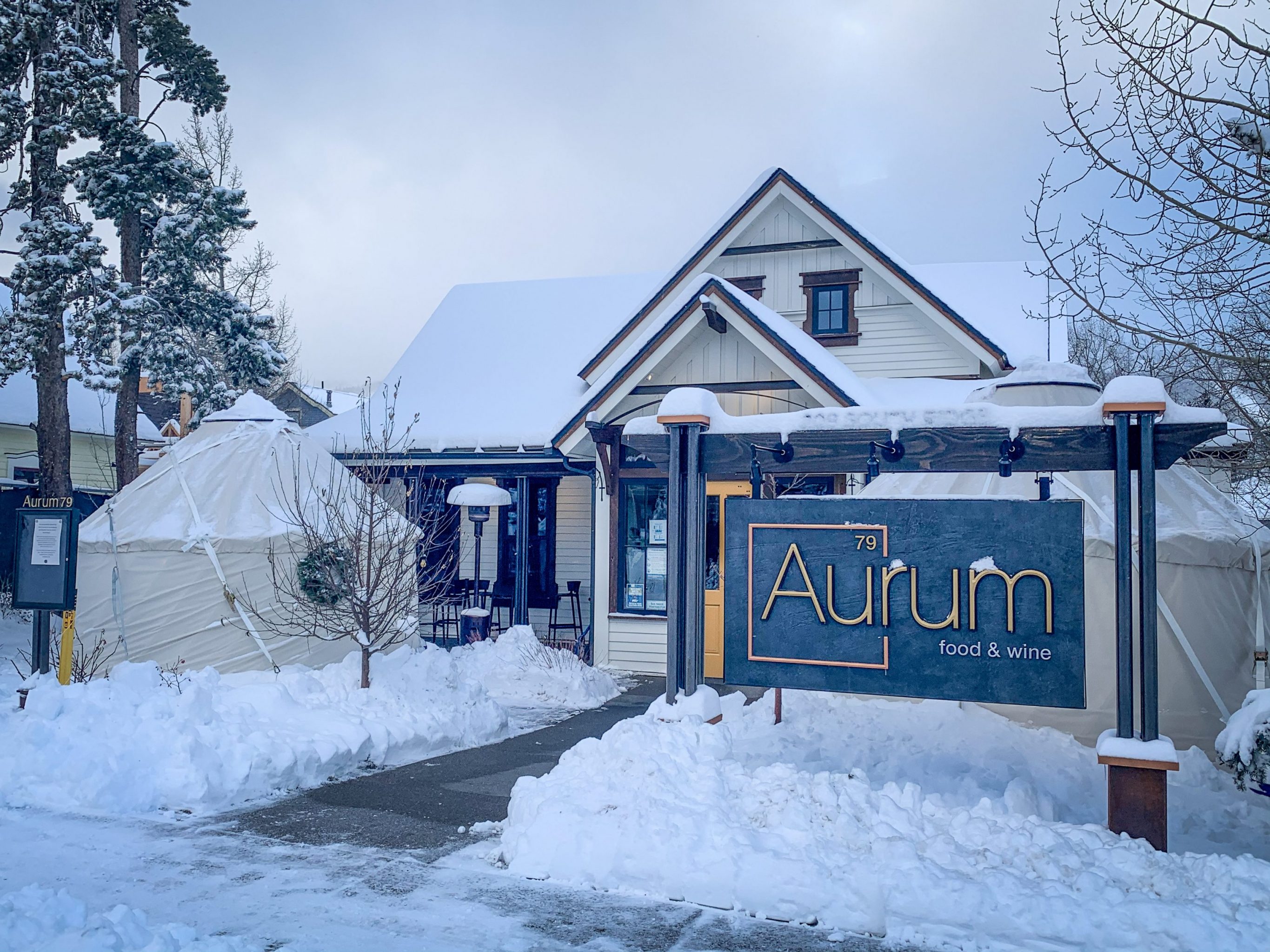 Outdoor Winter Dining in Breckenridge Breckenridge, Colorado