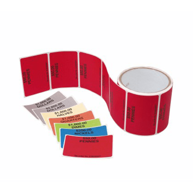 Coin Bag Labels Breckenridge Financial Supplies