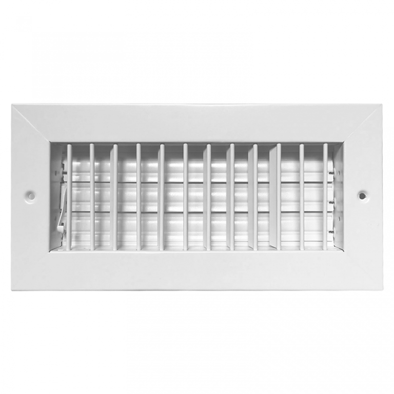14in x 6in Vertical Single Supply Register White Steel Breeze33