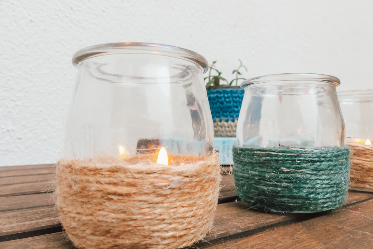 Crea posa velas reciclando tus botes de cristal Bremalia