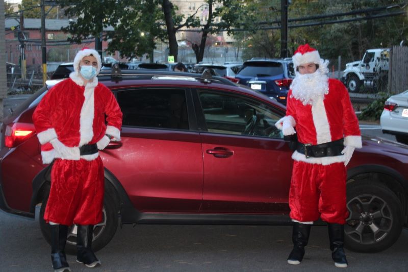 Christmas Trees Delivered by Santas Brenda After Sixty