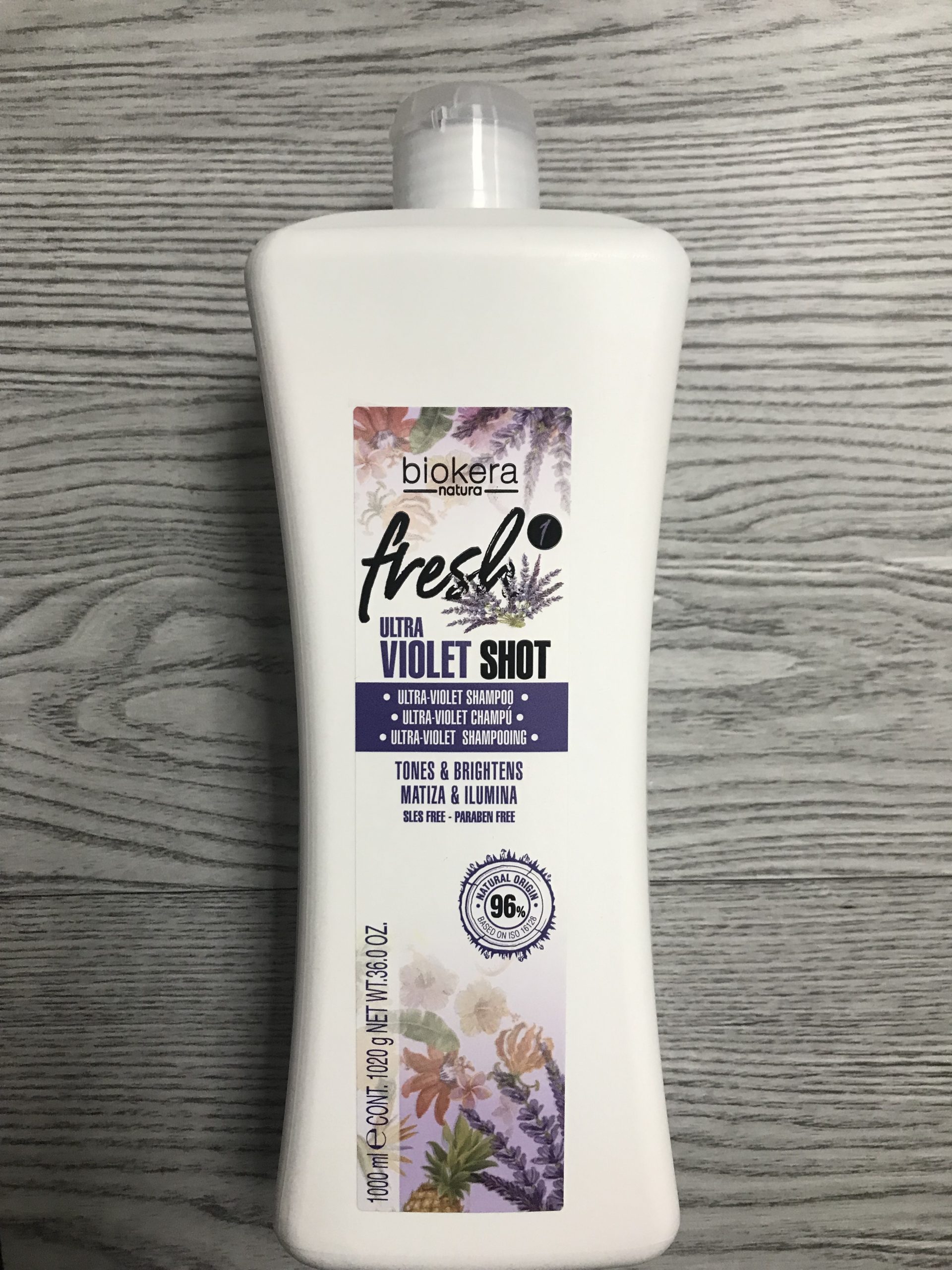 Biokera Natura Ultra Violet Shot Shampoo 36 oz Brenda Beauty Supply