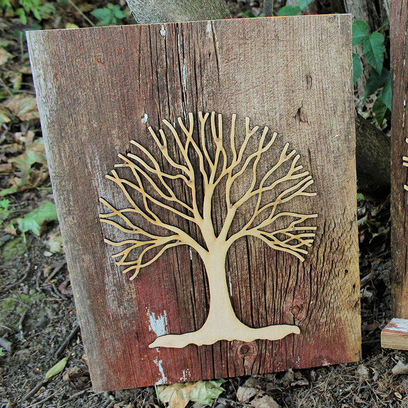 Barn Wood WallHanging Tree Brendas Trees