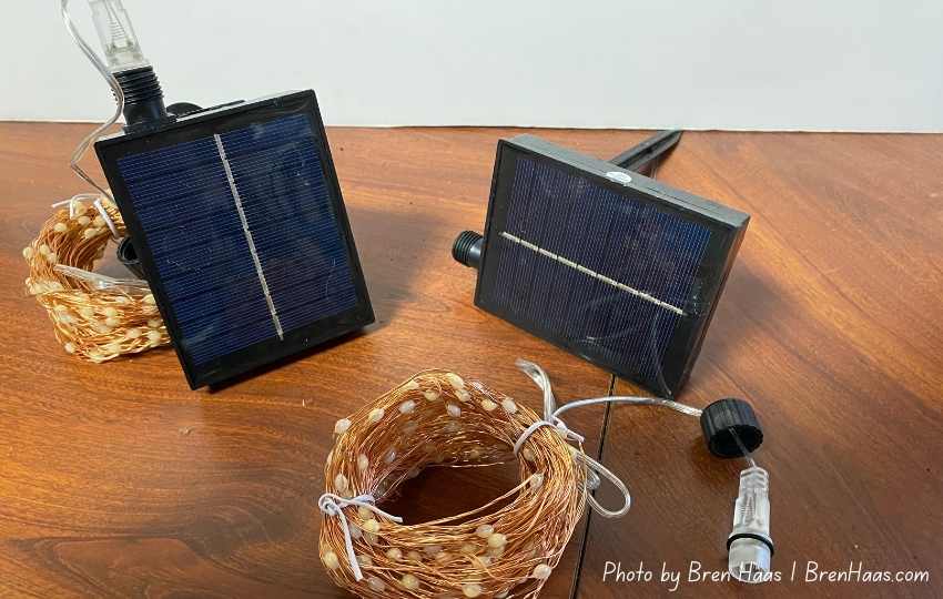 Solar Fairy String LED Lights Review Creative Living with Bren Haas