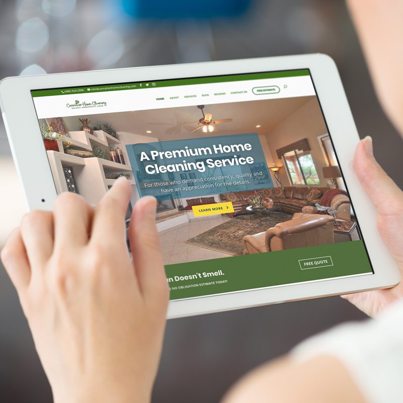 Carnation Home Cleaning Brenits Creative