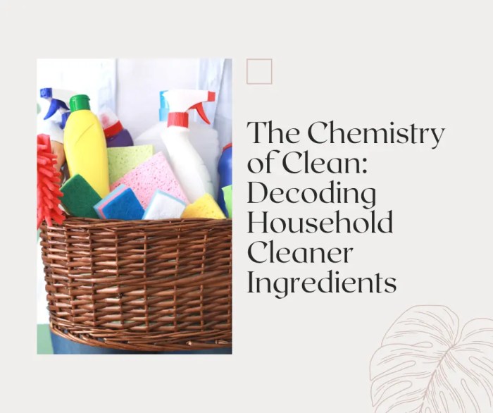 Cleaning chemicals uses