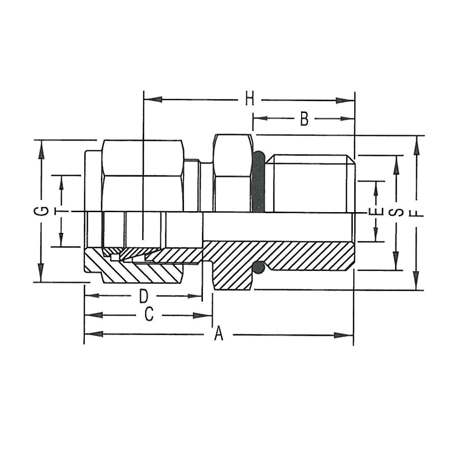 Brennan Industries N6400 Double Ferrule Tube Fittings