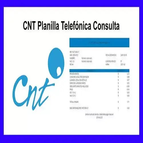 Planilla telefónica consultar el valor a pagar cnt 2024