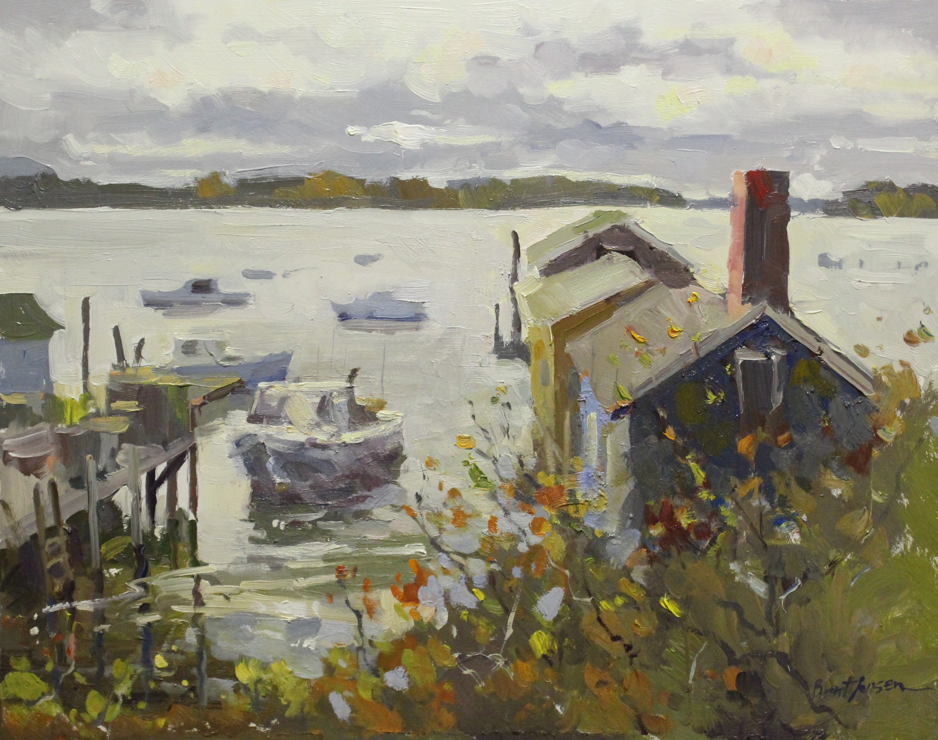 New England plein air and studio oil paintings by Brent Jensen