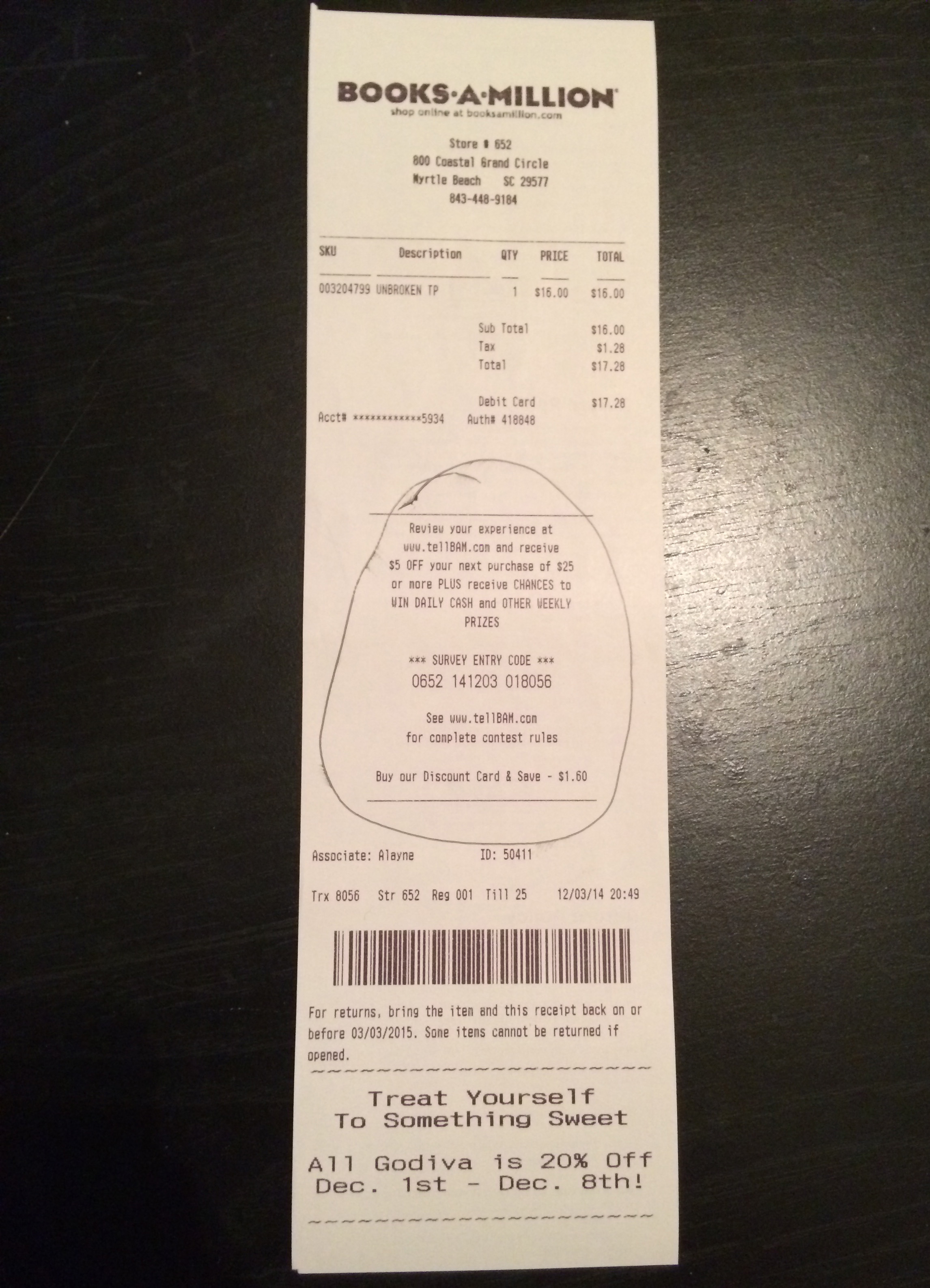 Pitched at the Register Don't Blink