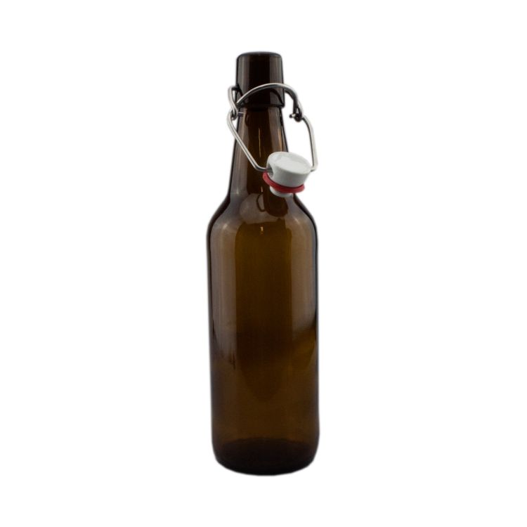 Amber Swing Top Beer Bottles (12) ‐ Complete Brew At Home