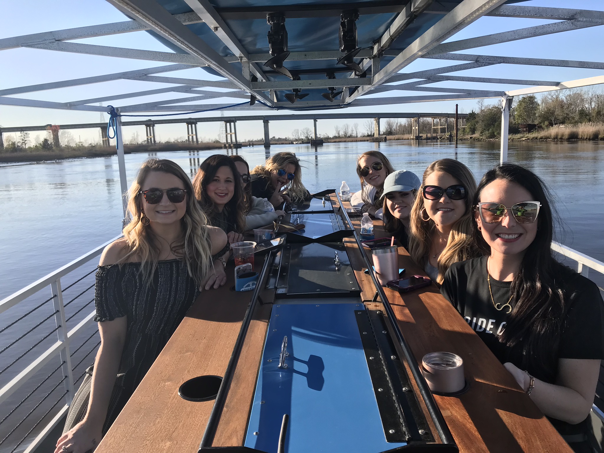 Wilmington's First & Only Pedal Pub On Water BrewBoat Wilmington
