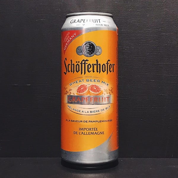 Schofferhofer Grapefruit Wheat Beer Germany Vegan Brew Cavern