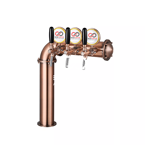 3 Way Bronze L Beer Tower Brew Driver