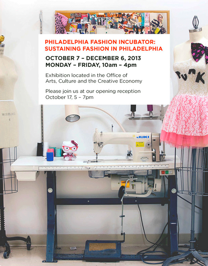 Philadelphia Fashion Incubator, Design Philadelphia 2013, Art Gallery