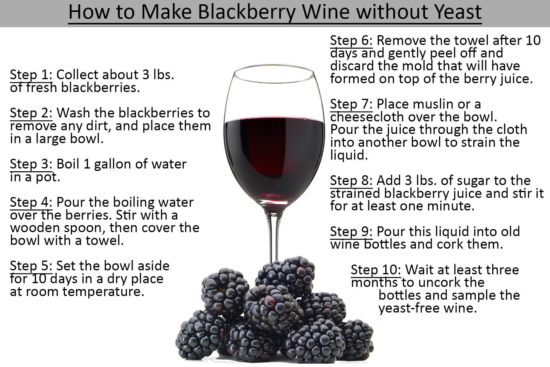 From Berries to Bottles How to Make Blackberry Wine Without Yeast
