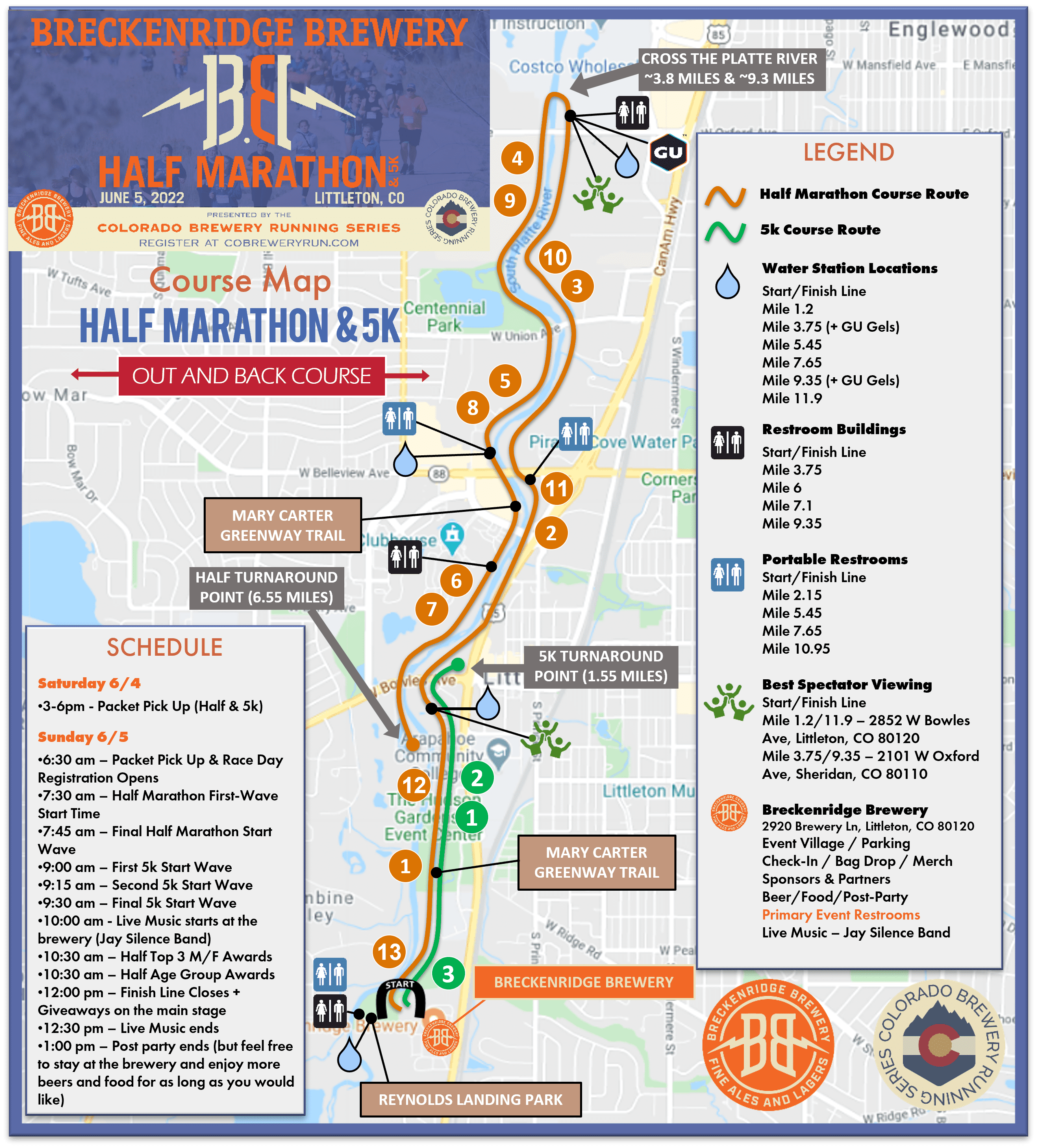 Colorado Breckenridge Brewery Half Marathon & 5k Fun Run