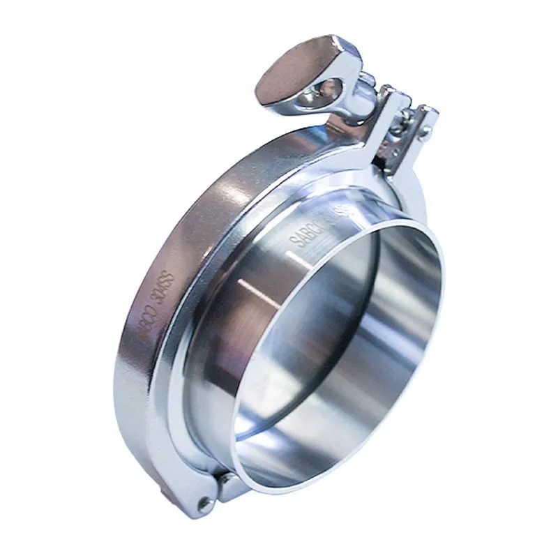 4" Sanitary Port Assembly with Ferrule, Clamp, Cap & Gasket