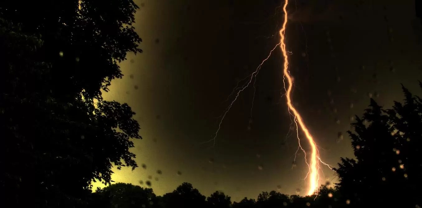 Catching Lightning in a Fossil and Calculating How Much
