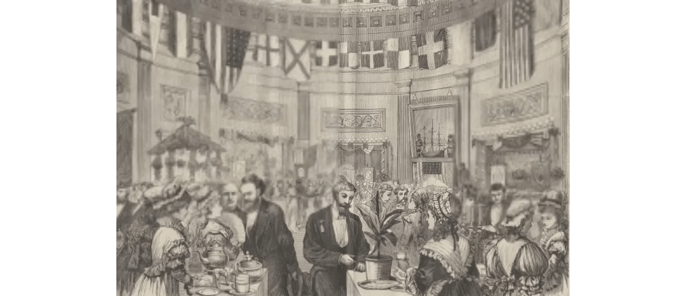 The 1874 Commemoration of the Boston Tea Party with a Tea Party