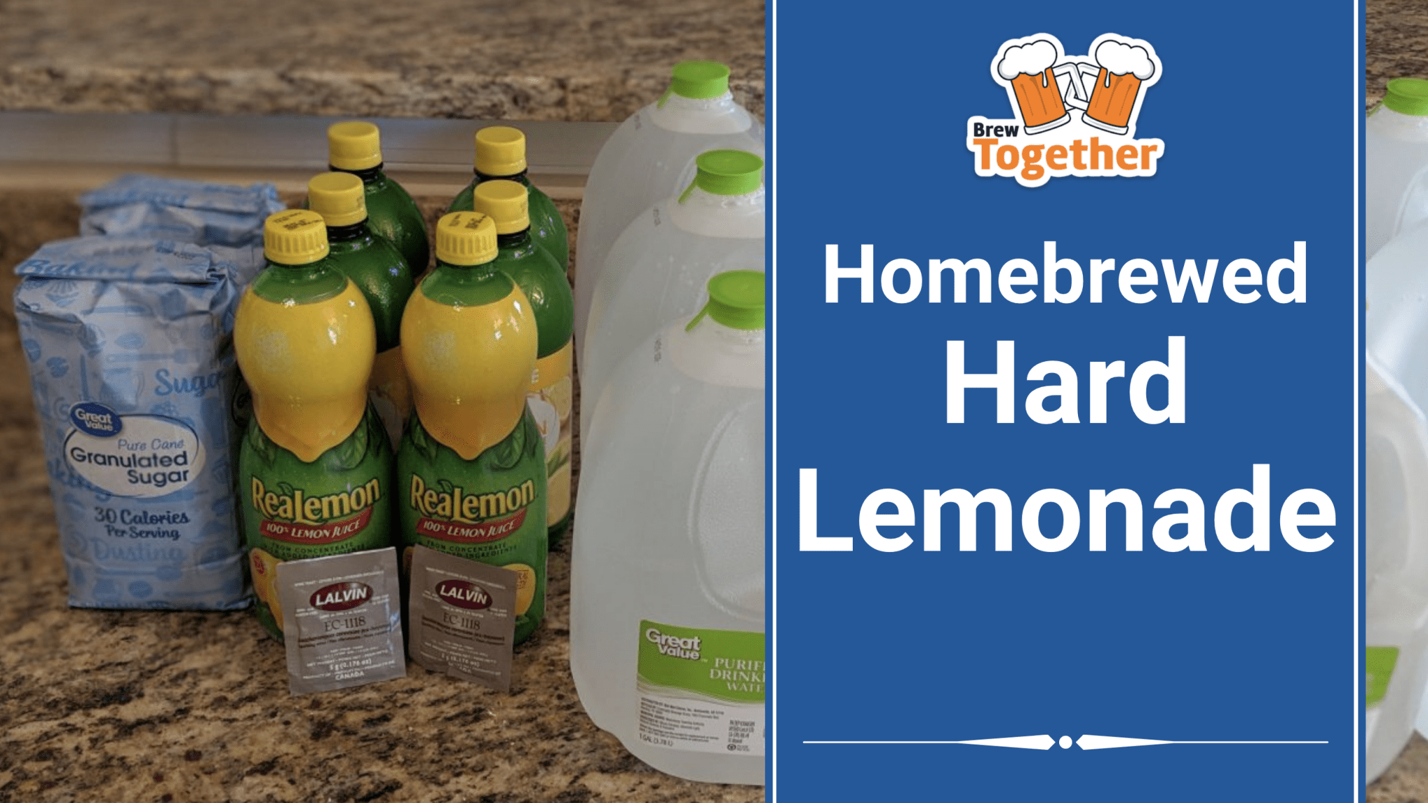 How to Homebrew Hard Lemonade + Homebrewed Hard Lemonade Recipe