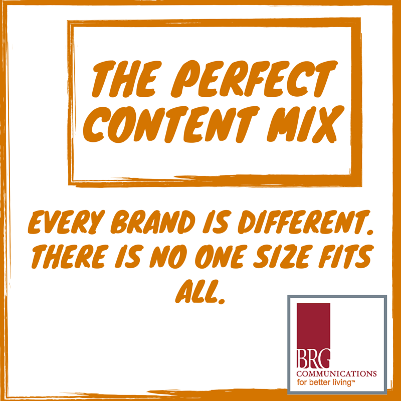 What Is Your Brand’s Perfect Social Media Content Mix? [Formula] BRG