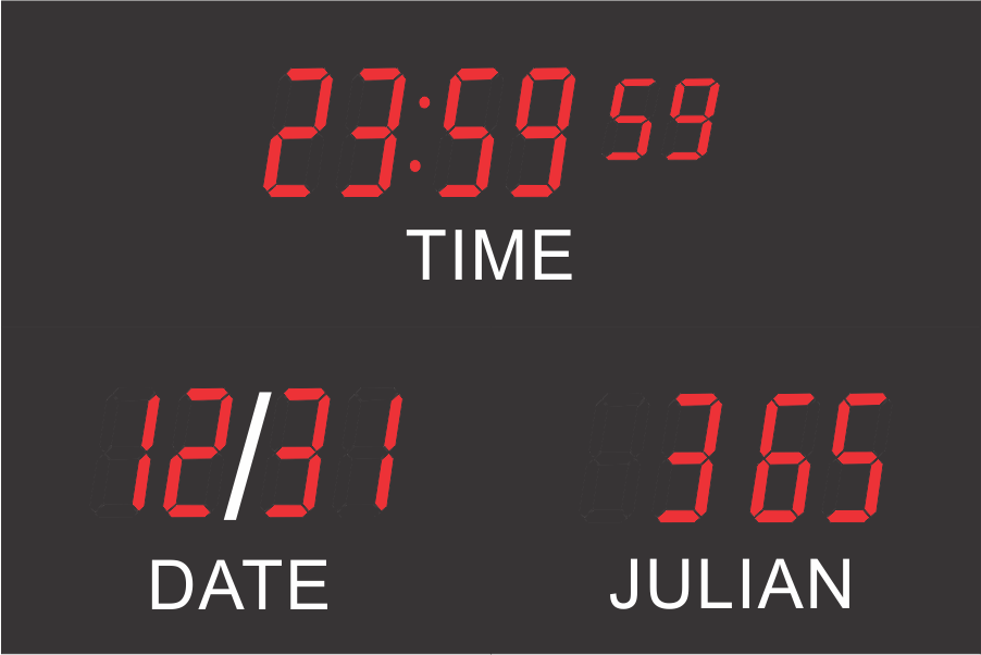 Digital Calendar Clocks or Calendar Clocks