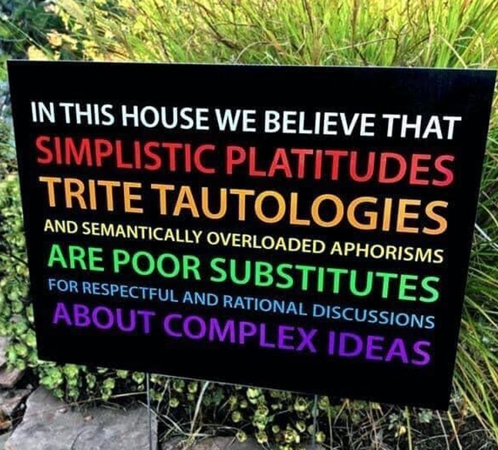 A Better Yard Sign