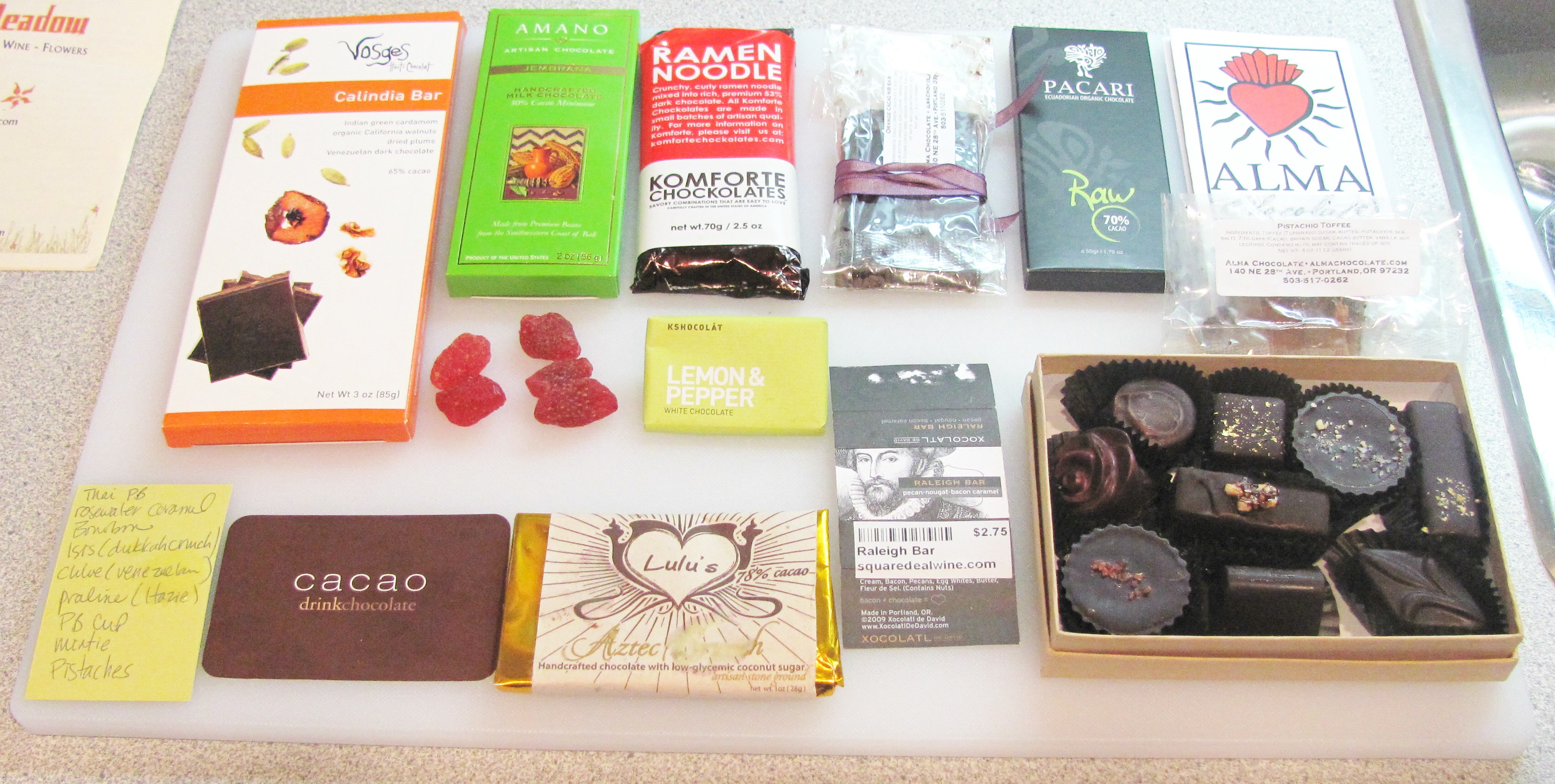 Portland OR. Chocolates Magpie