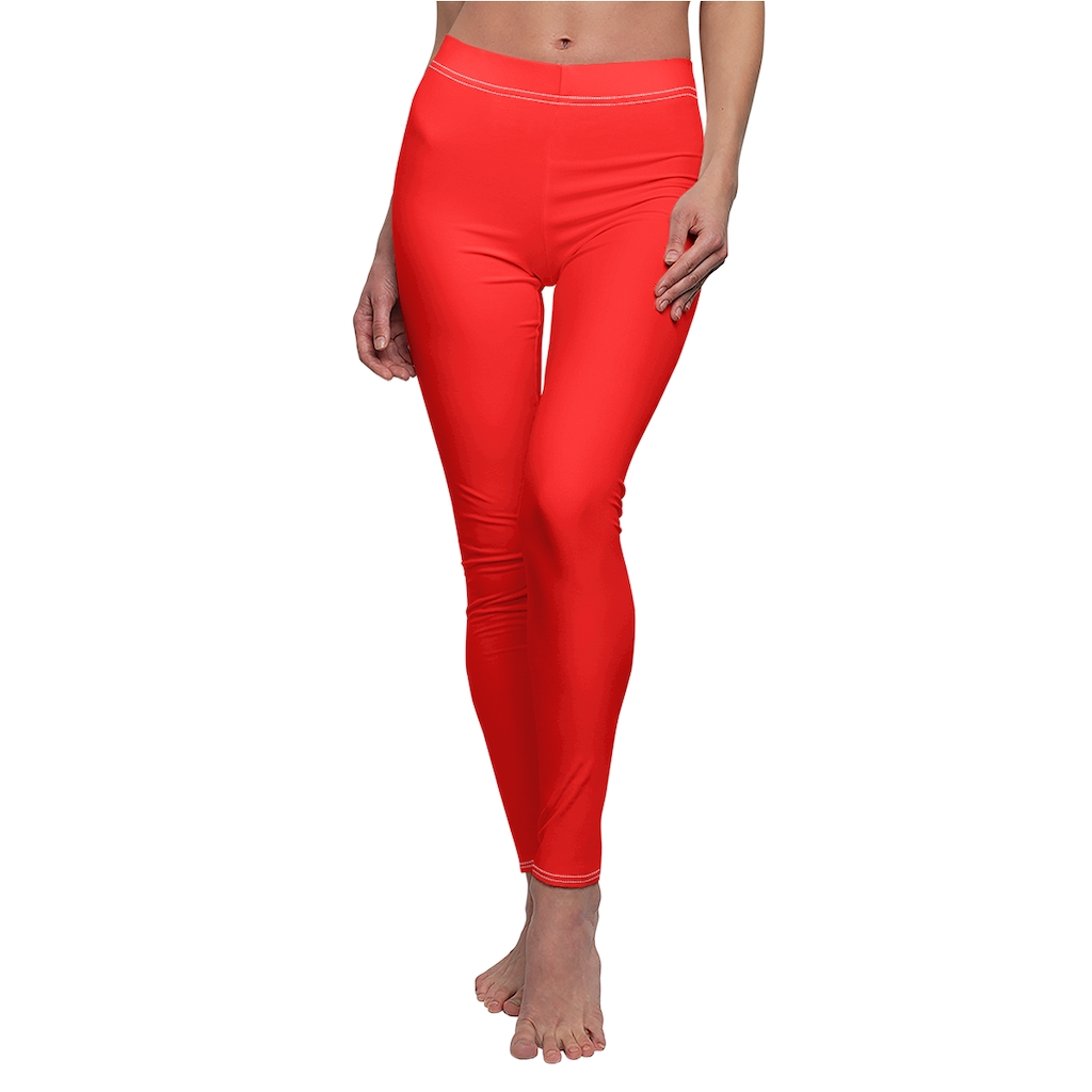 Red Leggings Workout Yoga Pants Brian Bula!