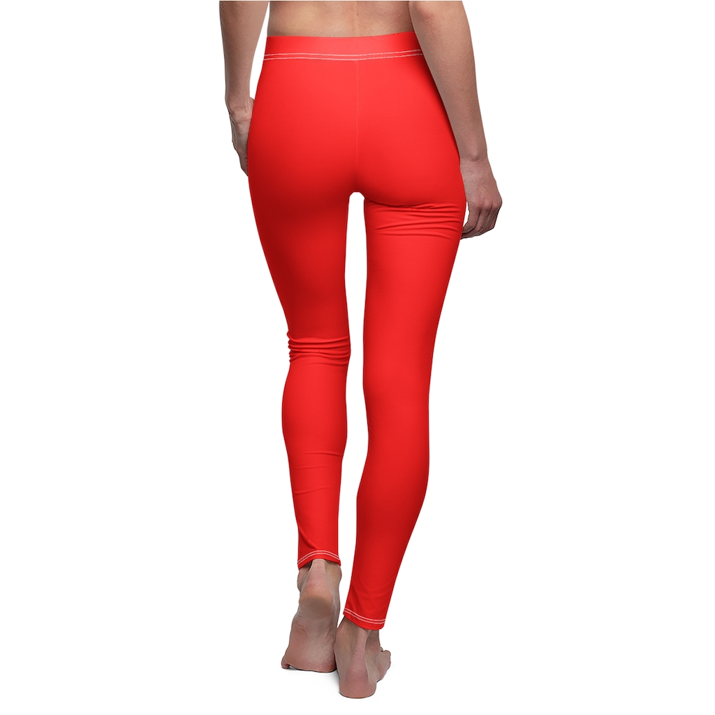 Red Leggings Workout Yoga Pants Brian Bula!