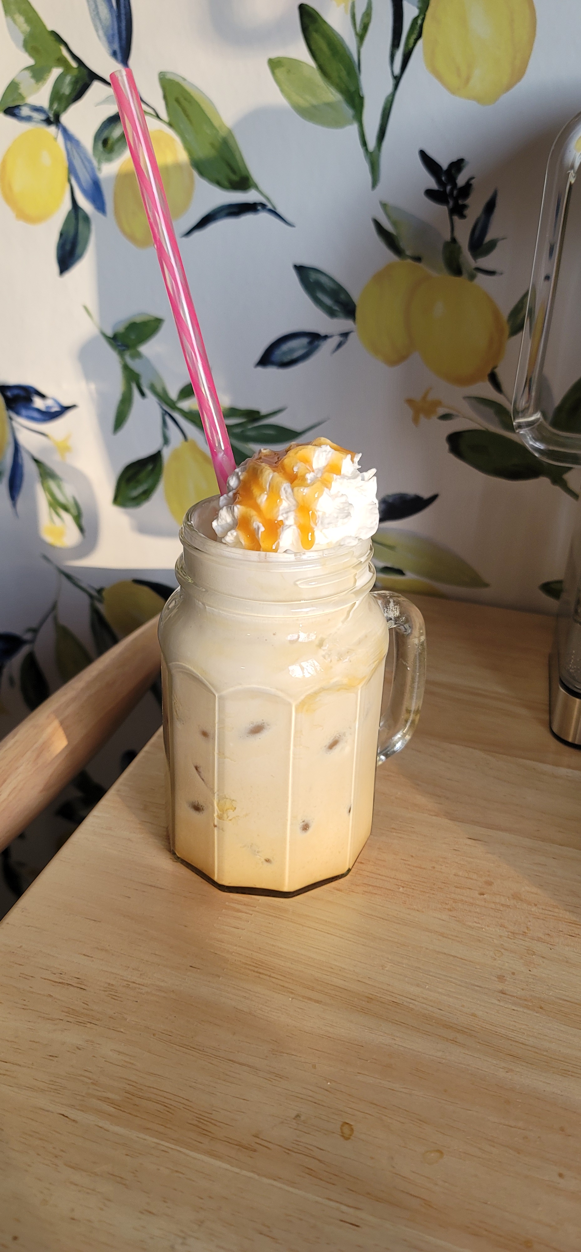 Vanilla Caramel Iced Latte Brianna Santoro