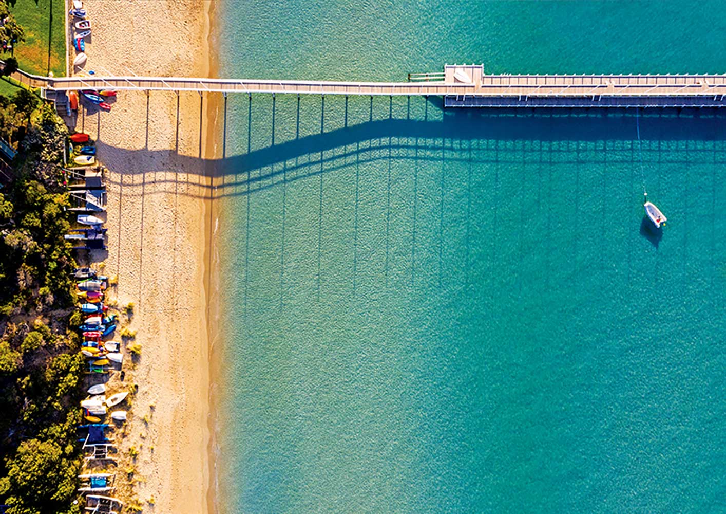 Shadow Bay Brian Randall Aerial Artwork