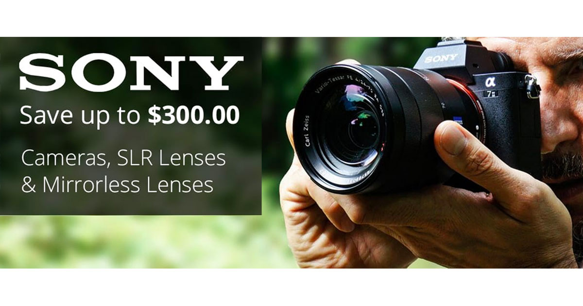 Sony Camera and Lens Deals are BACK in the USA!