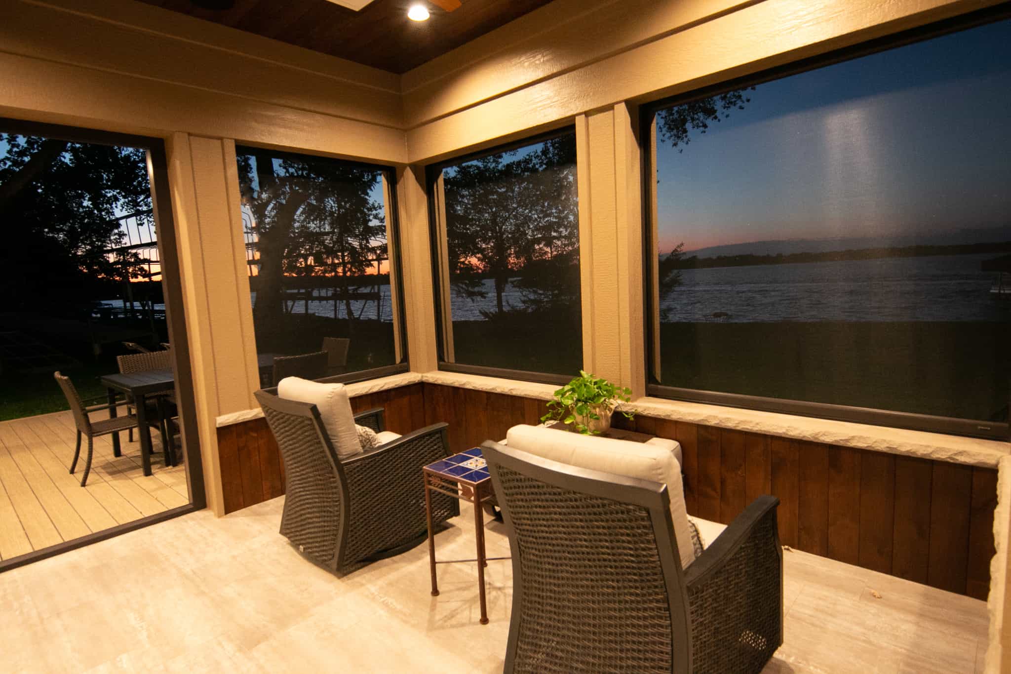 Newman Home • on Lake Eunice Briard Construction