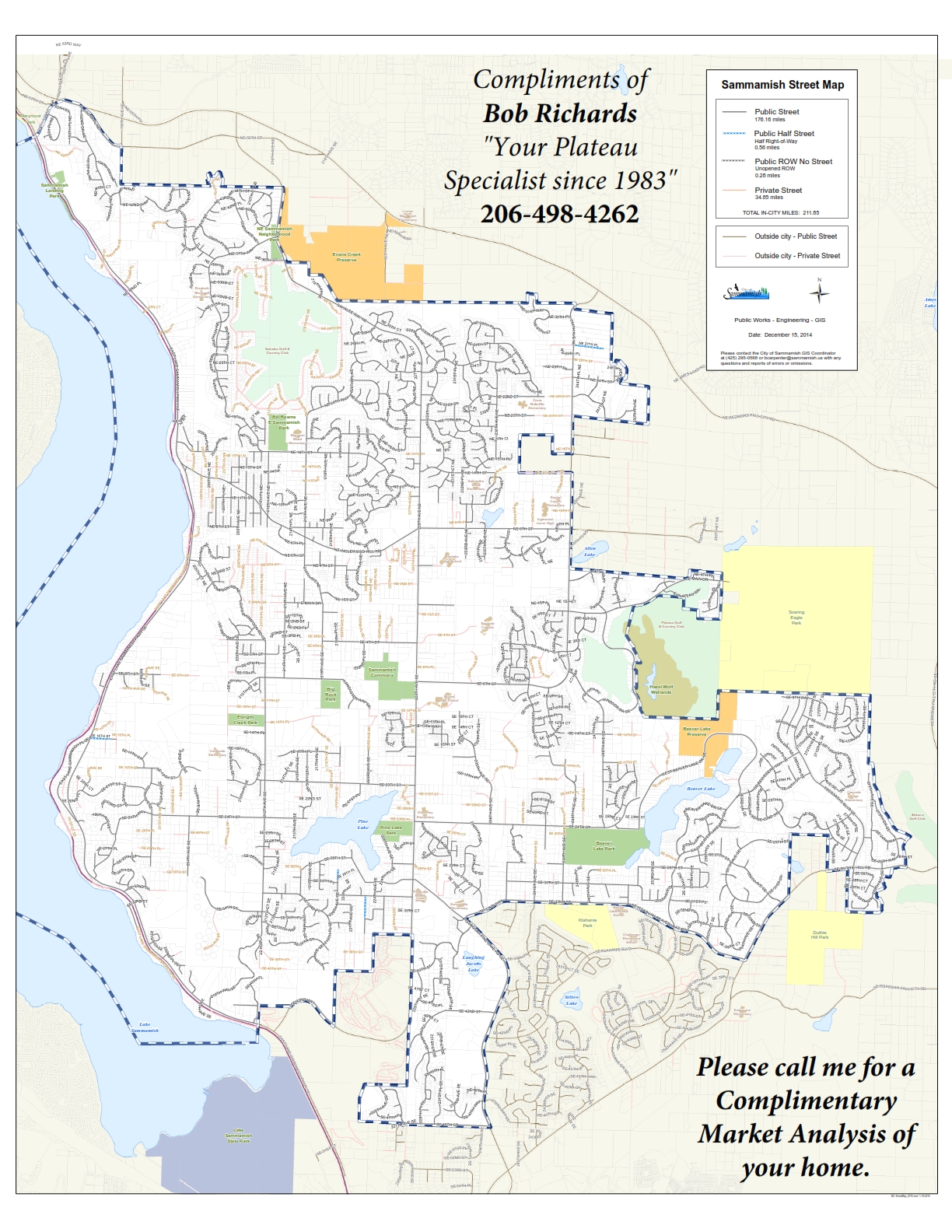 Klahanie Community Map Bob Richards