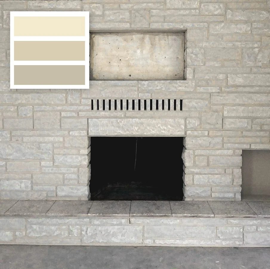 Paint Brick Fireplace To Look Like Stone Fireplace Guide by Linda