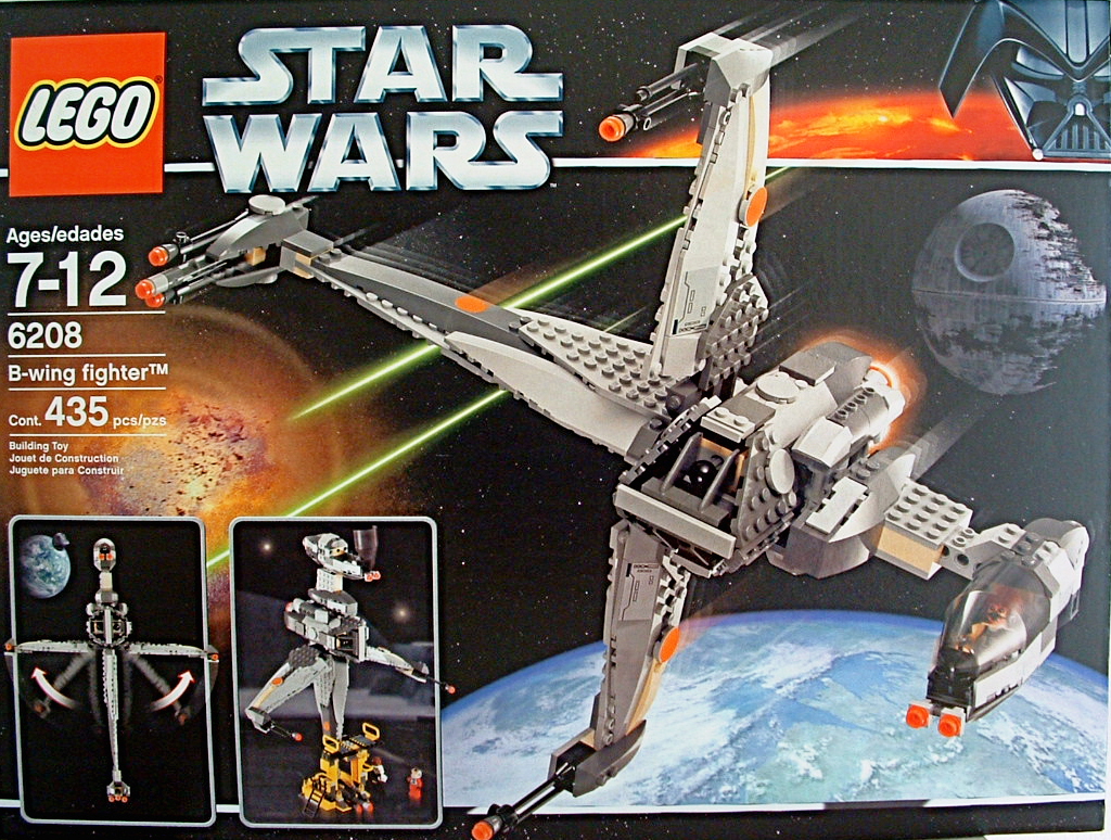 Bricker Construction Toy by LEGO 6208 Bwing Fighter