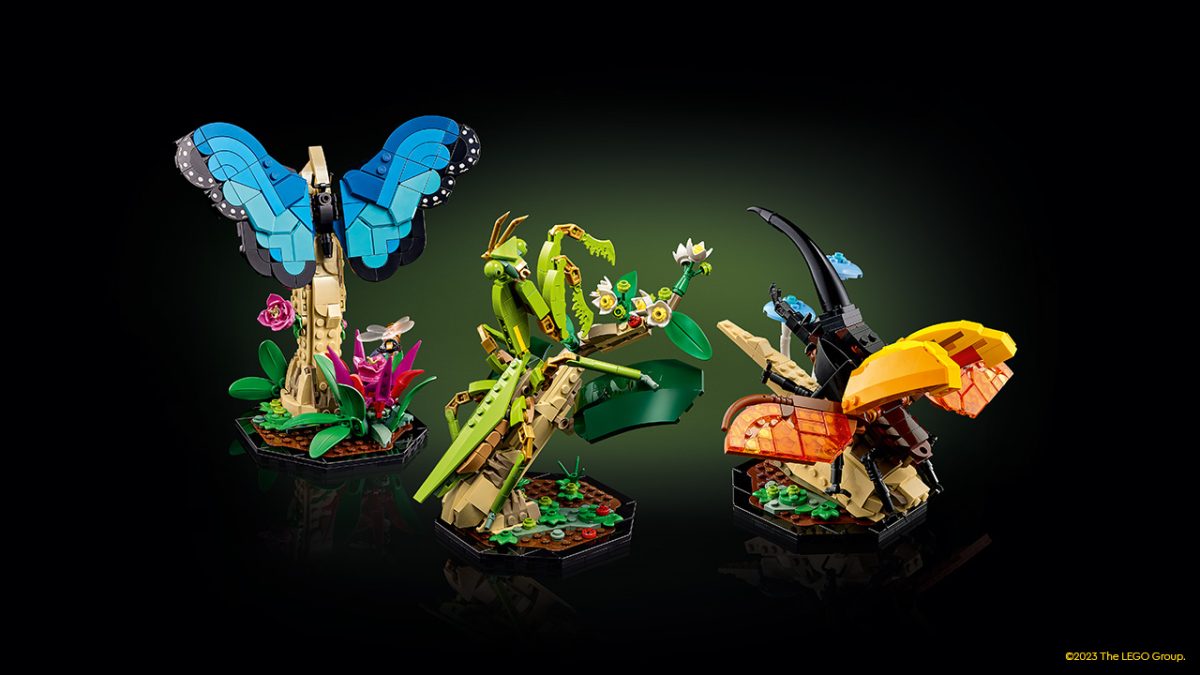 The LEGO Ideas Insect Collection showcases the beauty of tiny creatures