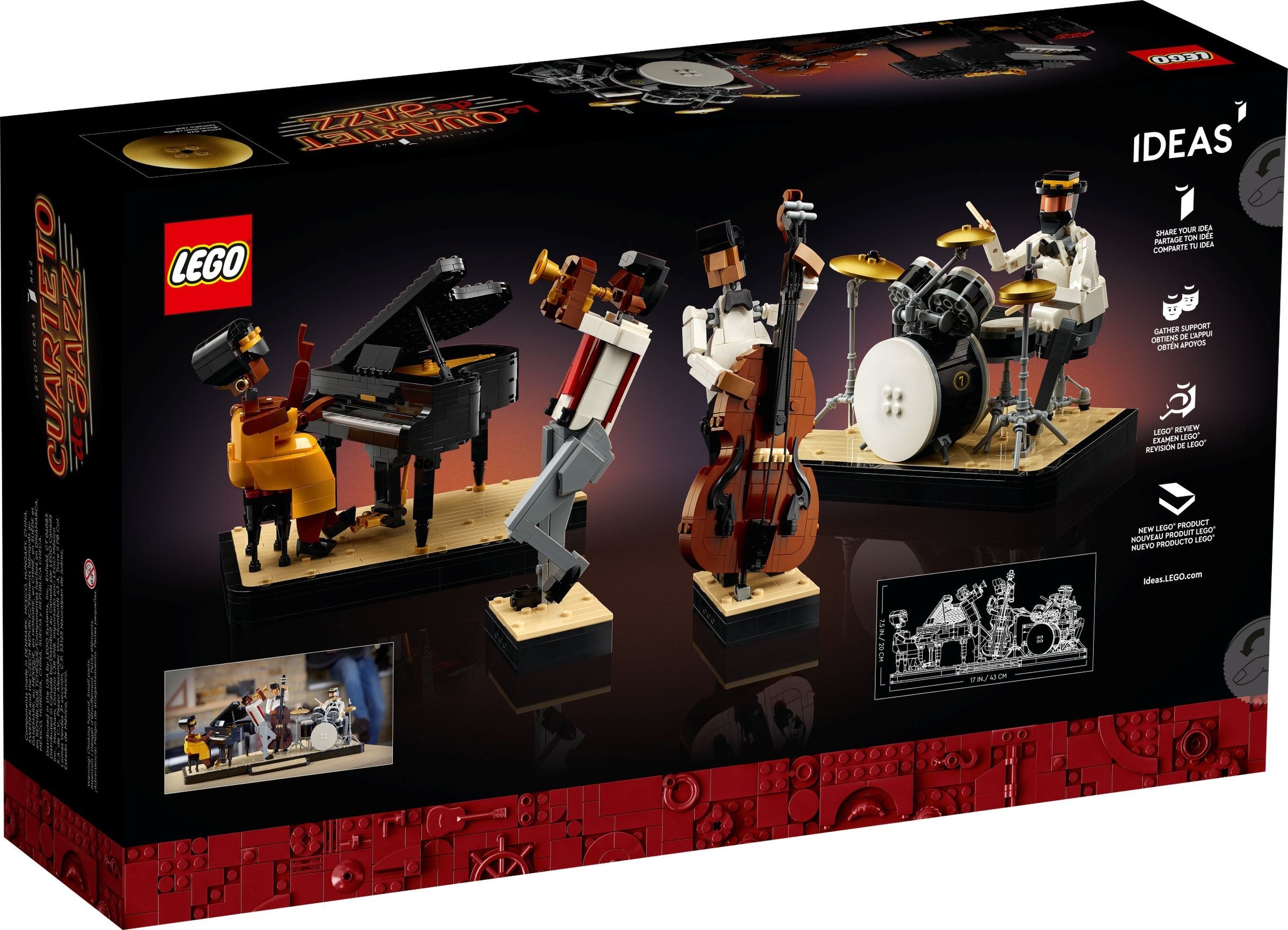 LEGO Ideas Jazz Quartet 21334 Set Officially Revealed Brick Ranker