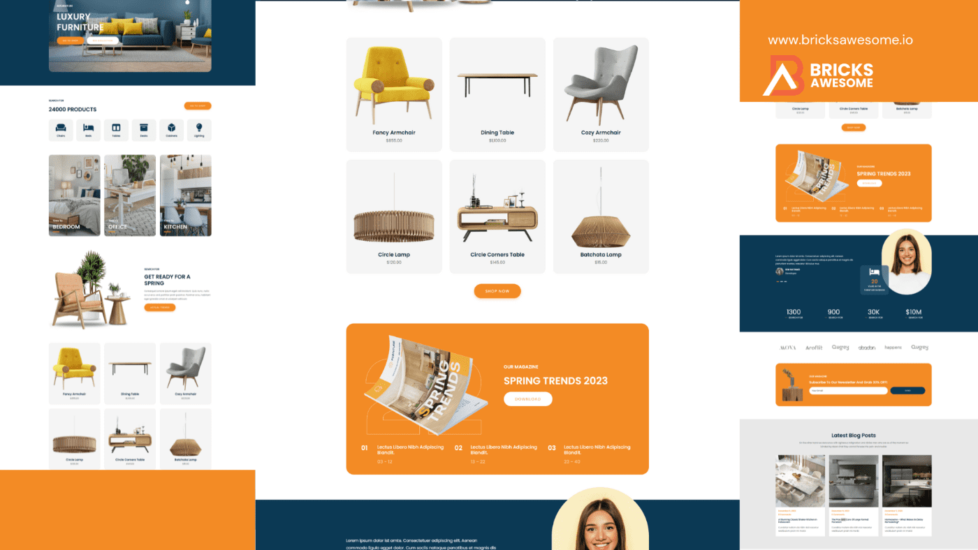 Bricks Furniture Store Layout Bricks Layouts, Child Themes and more...