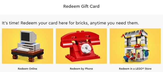 Lego Gift Cards - Physical and Digital Presents by Lego